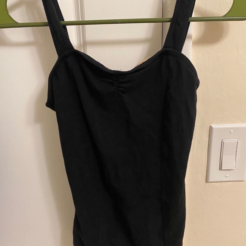 pinch front dance leotard